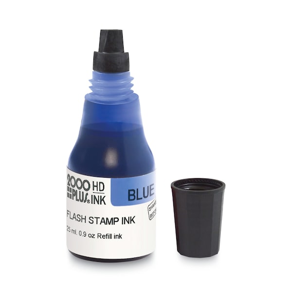 Pre-Ink High Definition Refill Ink, Blue, 0.9 Oz. Bottle